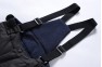 48 - Juodos Valianly kombinezoninės kelnės 110-140 cm. 9253_black