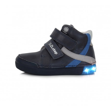 Tamsiai mėlyni LED batai 25-30 d. A068-398M