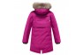 2 - Valianly tamsiai rožinė žieminė striukė/paltas mergaitei 9340_128-158