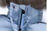 6 - Valianly šviesiai mėlyna žieminė striukė/paltas mergaitei 9332_116-146