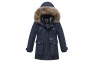 1 - Valianly tamsiai mėlyna žieminė striukė/paltas berniukui 9331_116-146