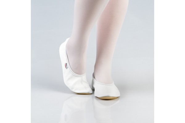 25-34 d. Balti šokių - gimnastikos bateliai (češkės)